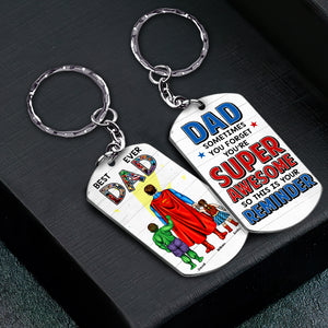 Personalized Gifts For Dad Keychain 04qhqn020524pa Father's Day Gift - Keychains - GoDuckee