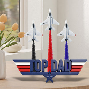 Top Dad Acrylic Plaque - Personalized Gifts For Dad 04ohqn280525 - Shaped Plaques - GoDuckee