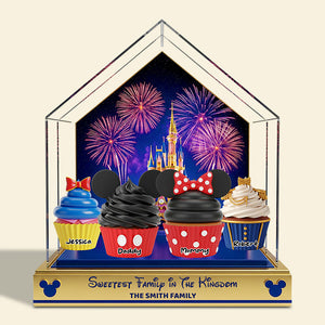 Kingdom of Cupcakes Acrylic Plaque Personalized Gifts For Family 01OHDT100625 - Shaped Plaques - GoDuckee