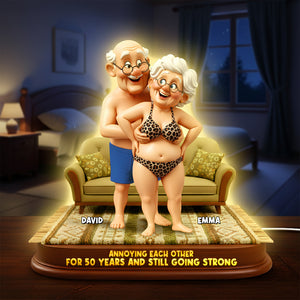 Annoying Each Other Couple Light Box - Personalized Gift For Couples 01NALU081225 - Light Box - GoDuckee