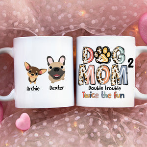 Personalized Gifts For Dog Mom Coffee Mug 01QHDT230324 Mother's Day - Coffee Mugs - GoDuckee