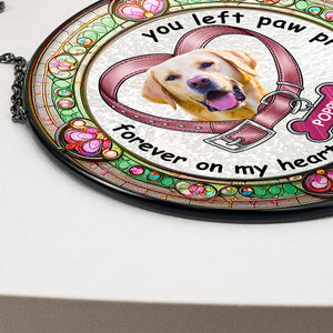 Custom Photo Gifts For Pet Lovers Christmas Stained Glass 09ACDT090924 - Ornament - GoDuckee