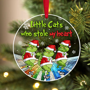 Personalized Gifts For Cat Lovers Christmas Ornament 05tgtn230924 Little Cats Who Stole My Heart - Ornament - GoDuckee