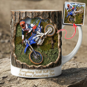 Motocross Coffee Mug - Custom Photo Gifts 05hulu311225 - Coffee Mug - GoDuckee