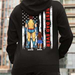 Super Dad Hoodie - Best American Dad Ever For Father's Day