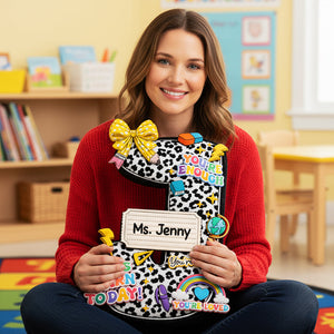 Composition Book Alphabet Custom Shaped Pillow - Personalized Gifts For Teacher 01huta201225 - Pillow - GoDuckee