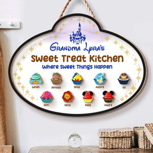 Personalized Gifts For Grandma Wood Sign Sweet Treat Kitchen 04HUDT290224 - Wood Signs - GoDuckee