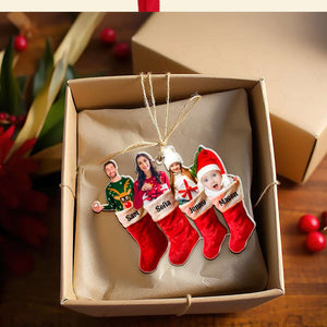 Personalized Custom Photo Gifts For Family Acrylic Ornament 03KAMH300924 - Ornament - GoDuckee