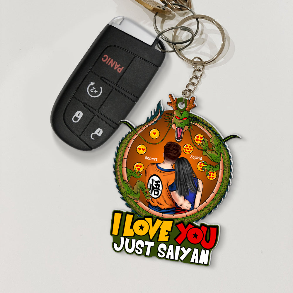 Couple I Love You Personalized Keychain 04qhqn220623hh - Keychains - GoDuckee