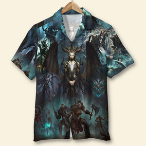 Devil Hawaiian Shirt - GZ-HW-05QHTN150623 - Hawaiian Shirts - GoDuckee