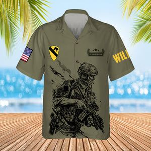 I Will Always Be A Soldier, Personalized Hawaiian Shirt, Soldier Legend, Gift For Soldier 08qnqn140623 - Hawaiian Shirts - GoDuckee