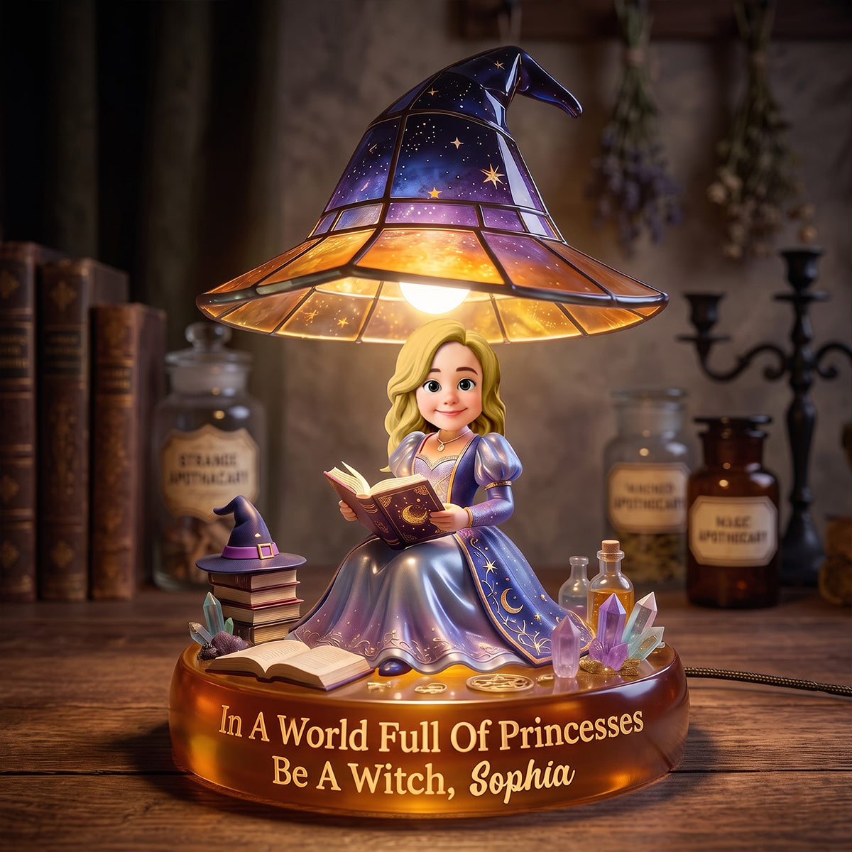 Be A Witch Acrylic Light Box - Personalized Gifts 05totn310726 - Light Box - GoDuckee