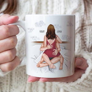 You Give Me A Boner-Personalized Coffee Mug- Gift For Him/ Gift For Her- Couple Coffee Mug - Coffee Mug - GoDuckee