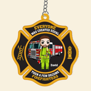 Everyone Was Created Equal, Personalized 02KATN201223HH Keychain - Keychains - GoDuckee