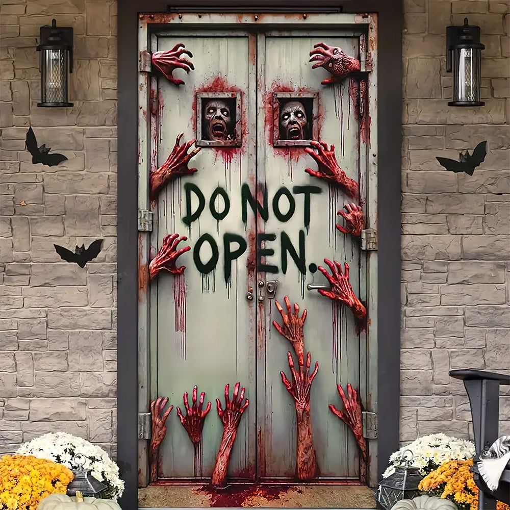 Halloween Gifts For Horror Fans Door Cover 145acqn240824 - Door Covers - GoDuckee