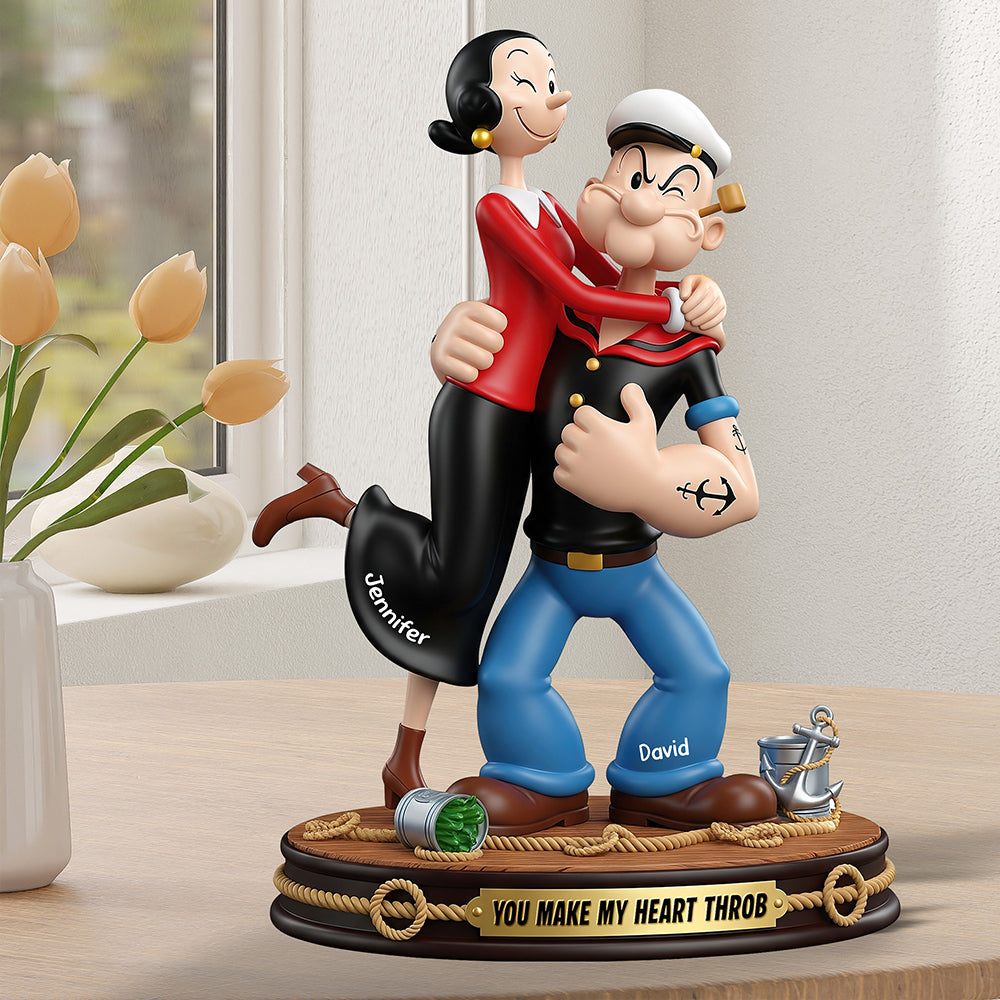 Funny Couple Acrylic Plaque Personalized Gifts For Couple 04NAQN050625-Homacus