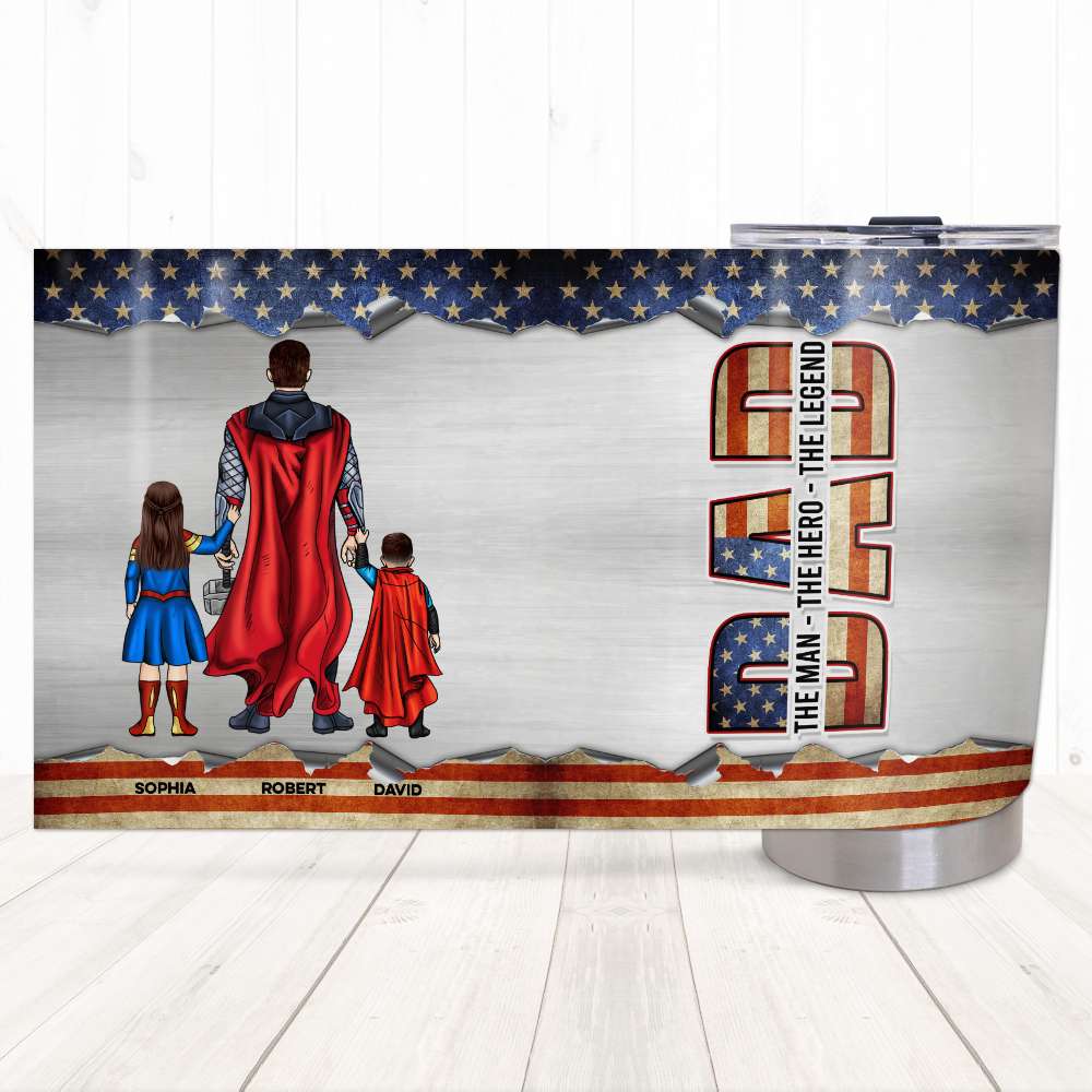 Dad 05dnqn180423tm-2 Personalized Father's Day Tumbler - Tumbler Cup - GoDuckee