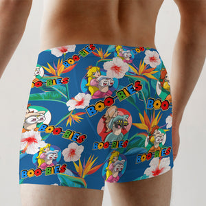 Funny Men Boxer Briefs Tropical Pattern, Unique Gift For Husband, Boyfriends 04acqn190623 - Boxer Briefs - GoDuckee