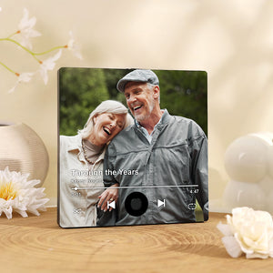Custom Music & Photo Fridge Magnet Gifts For Couples Valentine 04PGQN071224 - Fridge Magnet - GoDuckee