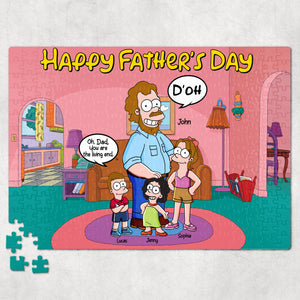 Personalized Gifts For Dad Jigsaw Puzzle 02totn140425pa - Jigsaw Puzzles - GoDuckee