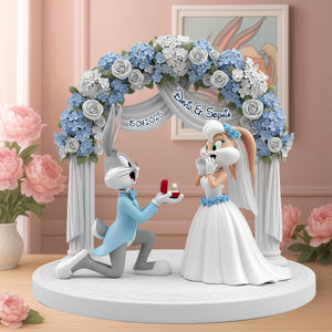 Couple Wedding Acrylic Plaque Personalized Gifts For Couple 02OHLU170625 - Shaped Plaques - GoDuckee