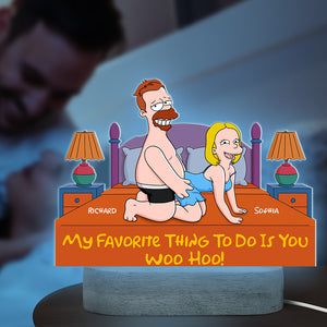 Naughty Couple 3D Led light - Personalized Gifts For Couple 04naqn100625pa - Led Night Light - GoDuckee