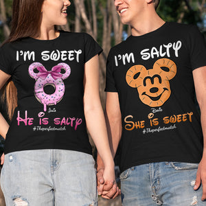 Couple Personalized Shirt T-shirt-04HUHN120423 - Shirts - GoDuckee