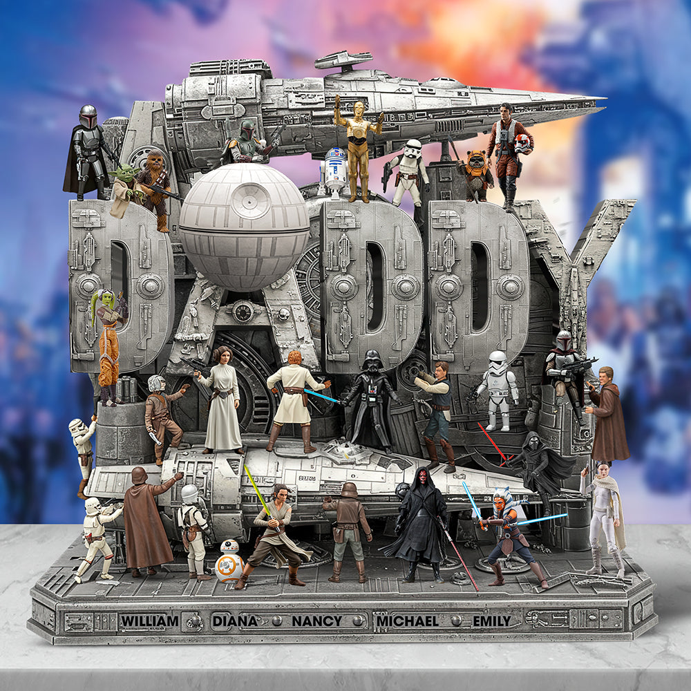 Galaxy Troop Acrylic Plaque - Personalized Gift For Dad 041QHQN190425 - Shaped Plaques - GoDuckee