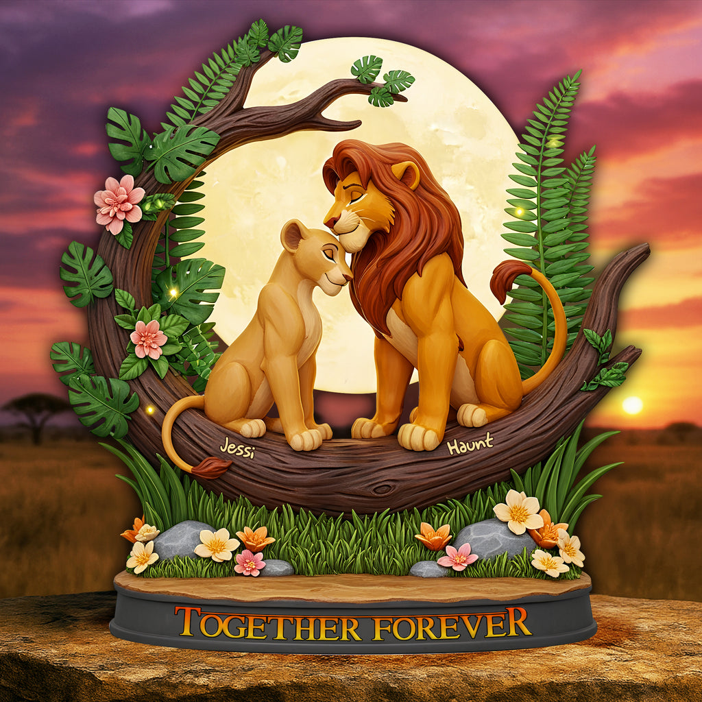 Forever Couple Acrylic Plaque - Personalized Gifts For Couple 01TOLU240625