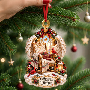 Angel Wings Memorial Ornament - Personalized Gifts For Remember Christmas Ornament 09TODH191026