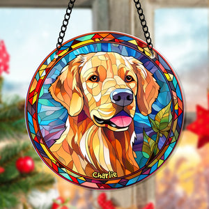 Personalized Gifts For Dog Lovers Acrylic Suncatcher Ornament 05KAQN260824 - Ornament - GoDuckee