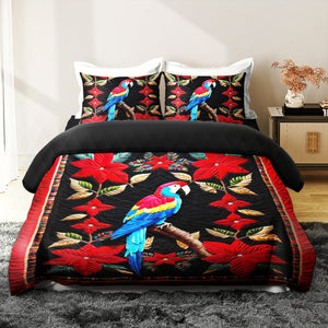Gifts For Parrot Lovers Quilt Bed Set 06HULU220125 - Blanket - GoDuckee