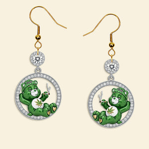 Cute Weed Earrings - Personalized Gifts For Weed Lovers 01toqn040725 - Earrings - GoDuckee