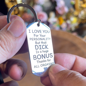 Personalized Gifts For Couples Keychain I Love You For Your Personality - Keychains - GoDuckee