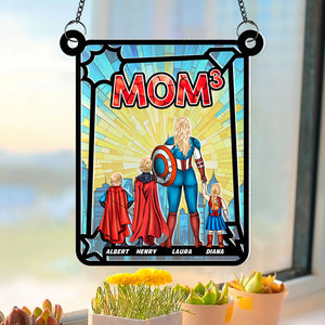 Personalized Gifts For Mom Suncatcher, Mom Exponents 03qhqn130225pa - Ornament - GoDuckee
