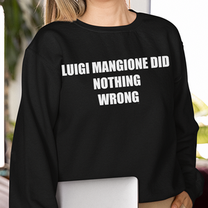 Gifts For Luigi Mangione Shirt Luigi Mangione Did Nothing Wrong 04ACXX111224 - Shirts - GoDuckee