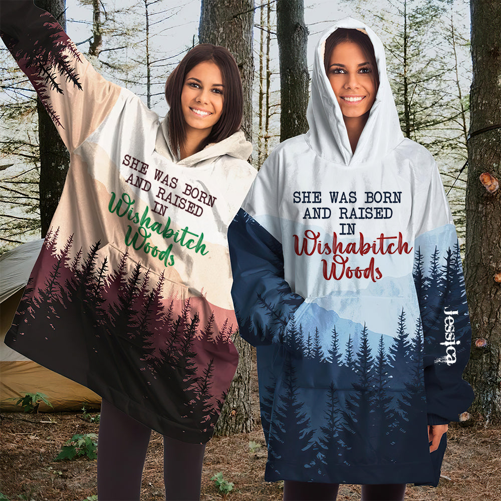 Personalized Gift For Country Girl Oversized Hoodie 04ACDT121224 - AOP Products - GoDuckee