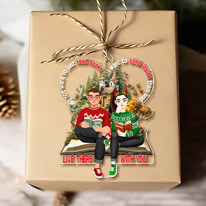 Personalized Gifts For Couple Book Christmas Ornament 02TGDT151124PA - Ornament - GoDuckee