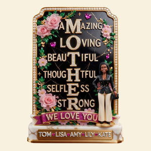 Mother We Love You Acrylic Plaque - Custom Photo Gifts For Mom 01TYDT060426 - Shaped Plaques - GoDuckee