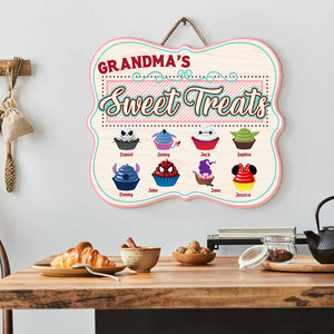 Personalized Gifts For Grandma Wood Sign Sweet Treats 09QHDT270124 - Wood Signs - GoDuckee