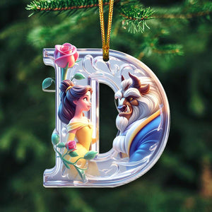 Custom Alphabet Letter Christmas Gifts For Movie Lovers Acrylic Ornament 03OHMH211024 - Ornament - GoDuckee