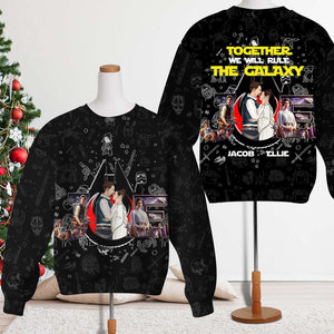 Personalized Gifts For Couple Sweatshirt 3D Love Galaxy 02XQLU181124TM - AOP Products - GoDuckee