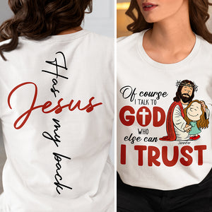 Personalized Gifts For Christians Shirt, Hugging Jesus 02qhqn080124hg - Shirts - GoDuckee