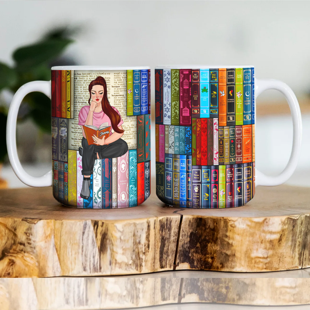 Personalized Gifts For Book Lover Coffee Mug 07hupu240125 - Coffee Mug - GoDuckee