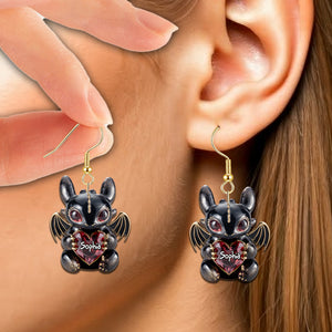 Movie Fans Acrylic Earrings - Personalized Gifts For Dragon Lovers 06tglu190625 - Earrings - GoDuckee