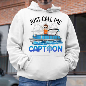 Pontoon Just Call Me Captoon 06naqn260623hh Personalized Shirt - Shirts - GoDuckee