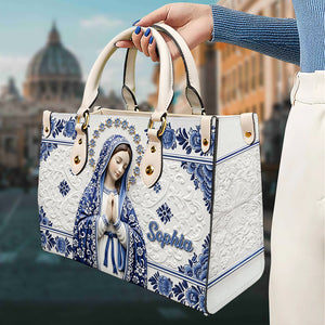 Ave Maria Leather Bag Personalized Gifts For Catholic 02NAQN100725 - Leather Bag - GoDuckee
