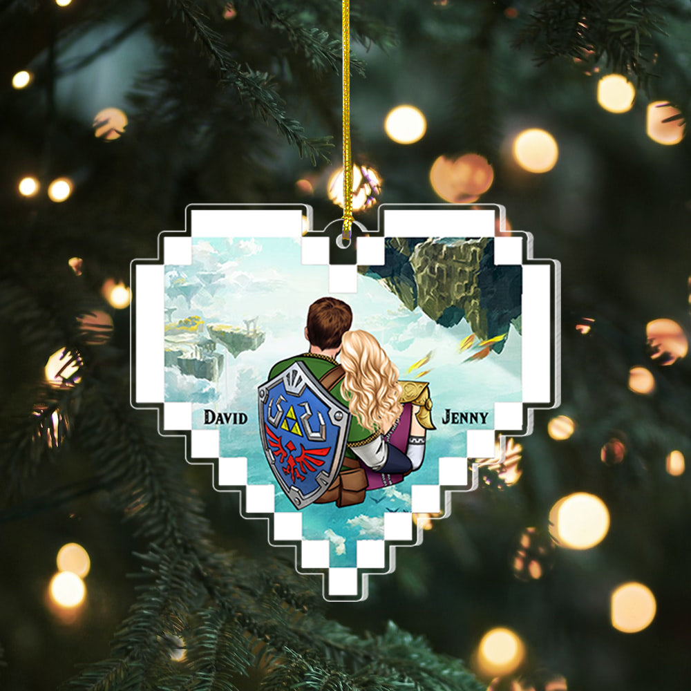 You're The Last Piece, Couple Gift, Personalized Ornament, Game Lover Couple Ornament, Christmas Gift 03HTPO140723HH - Ornament - GoDuckee