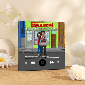 Custom Music Fridge Magnet Gifts For Couple 02qhtn301224hg I Can't Live Without You - Fridge Magnet - GoDuckee