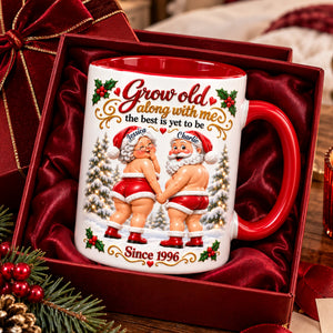 Santa Old Couple Accent Mug - Personalized Christmas Gifts For Couple 04nalu201026